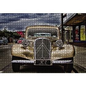 Cakapuzzle Klasik Gold Araba Görseli 1000 Parça Puzzle