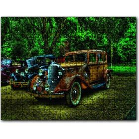 Cakapuzzle Klasik Kahverengi Araba Görseli 255 Parça Puzzle