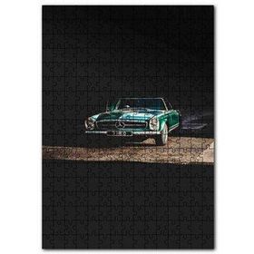 Cakapuzzle Klasik Mercedes Cabrio Yeşil 120 Parça Puzzle