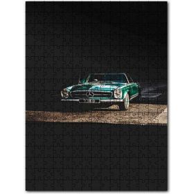Cakapuzzle Klasik Mercedes Cabrio Yeşil 120 Parça Puzzle