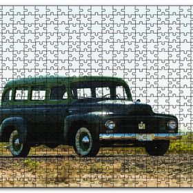Cakapuzzle Klasik Otomobil Göseli Ahşap 500 Parça Puzzle
