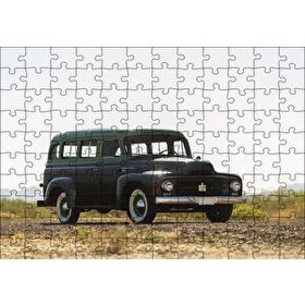 Cakapuzzle Klasik Otomobil Göseli Mdf 120 Parça Puzzle