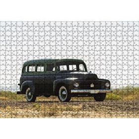 Cakapuzzle Klasik Sarı Otomobil Görseli 120 Parça Puzzle