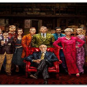 Cakapuzzle Knives Out Tam Kadro Ahşap 500 Parça Puzzle