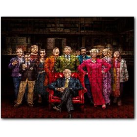 Cakapuzzle Knives Out Tam Kadro Ahşap 500 Parça Puzzle