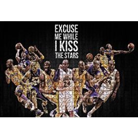 Cakapuzzle Kobe Bryant Özgürlük 120 Parça Ahşap Puzzle