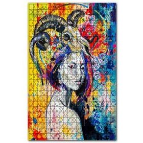 Cakapuzzle Koç Burcu Soyut Resim 120 Parça Puzzle