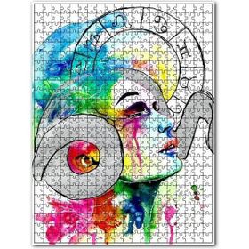 Cakapuzzle Koç Burcu Suluboya Çalışması Görseli 120 Parça Puzzle