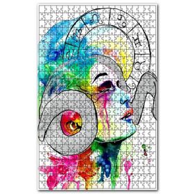 Cakapuzzle Koç Burcu Suluboya Çalışması Görseli Ahşap 255 Parça Puzzle