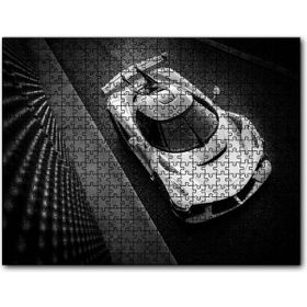 Cakapuzzle Koenigsegg Jesko Siyah Beyaz Mdf 120 Parça Puzzle