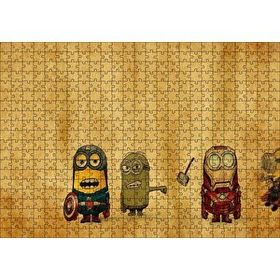 Cakapuzzle Kölelerinin Aşağılık Beni Yenilmez Görseli 120 Parça Ahşap Puzzle