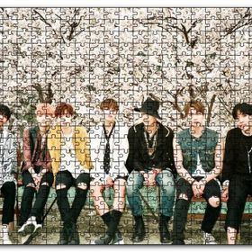 Cakapuzzle Kore Pop Grubu Bts Mdf 1000 Parça Puzzle