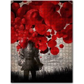 Cakapuzzle Korkunç Palyaço Baskılı Görsel 1000 Parça Puzzle