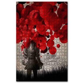 Cakapuzzle Korkunç Palyaço Baskılı Görsel 120 Parça Puzzle