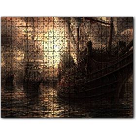 Cakapuzzle Korsan Gemileri Jolly Roger Mdf 500 Parça Puzzle