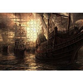 Cakapuzzle Korsan Gemileri Jolly Roger Mdf 500 Parça Puzzle