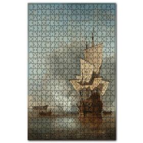 Cakapuzzle Korsan Gemisi Toplarını Ateşliyor Ahşap 1000 Parça Puzzle