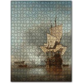 Cakapuzzle Korsan Gemisi Toplarını Ateşliyor Ahşap 500 Parça Puzzle