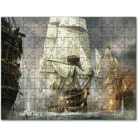 Cakapuzzle Korsan Savaş Gemisi Görseli 120 Parça Puzzle