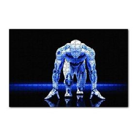 Cakapuzzle Koşucu Robot 120 Parça Ahşap Puzzle