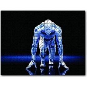 Cakapuzzle Koşucu Robot Mdf 255 Parça Puzzle