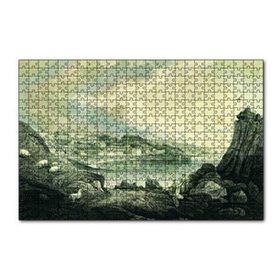 Cakapuzzle Koyda Binalar Yamaçta Koyunlar 255 Parça Puzzle