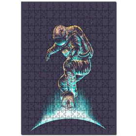Cakapuzzle Kozmonot Paten Uzay Astronot Mdf 1000 Parça Puzzle