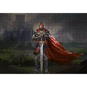 Cakapuzzle Kral Arthur Sanat Eseri Görseli 120 Parça Ahşap Puzzle