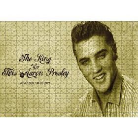 Cakapuzzle Kral Elvis Aaron Presley Sepya Portre 255 Parça Puzzle