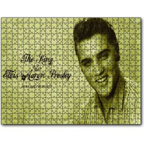 Cakapuzzle Kral Elvis Aaron Presley Sepya Portre Mdf 1000 Parça Puzzle