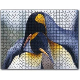 Cakapuzzle Kral Penguen Çifti Mdf 1000 Parça Puzzle
