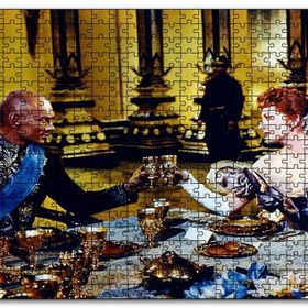 Cakapuzzle Kral ve Ben Yul Brynner Altın Kadehler Mdf 120 Parça Puzzle