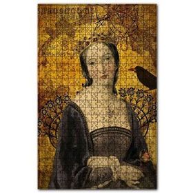 Cakapuzzle Kraliçe ve Karakarga Görseli 120 Parça Puzzle
