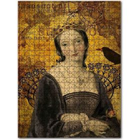 Cakapuzzle Kraliçe ve Karakarga Görseli Ahşap 500 Parça Puzzle