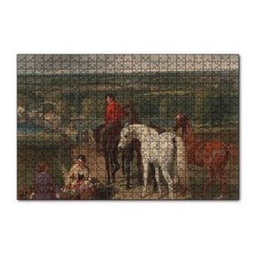 Cakapuzzle Kraliyet At Eğitmeni Yağlıboya 255 Parça Puzzle