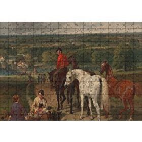 Cakapuzzle Kraliyet At Eğitmeni Yağlıboya 255 Parça Puzzle