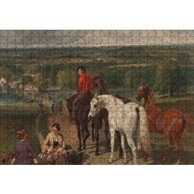 Cakapuzzle Kraliyet At Eğitmeni Yağlıboya 255 Parça Puzzle