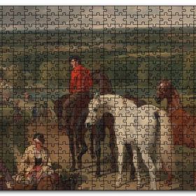 Cakapuzzle Kraliyet At Eğitmeni Yağlıboya Mdf 120 Parça Puzzle