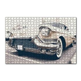 Cakapuzzle Krem Rengi Chevrolet Klasik Araba 120 Parça Puzzle