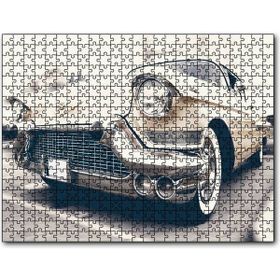 Cakapuzzle Krem Rengi Chevrolet Klasik Araba 255 Parça Puzzle