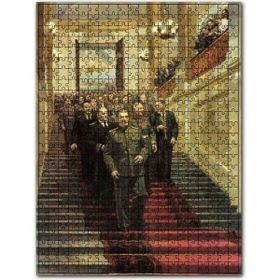 Cakapuzzle Kremlin Sarayı Merdivenlerinde Protokol Ahşap 500 Parça Puzzle