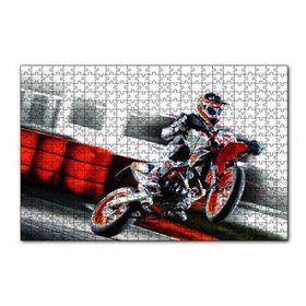 Cakapuzzle Kros Motor Yarışı 120 Parça Ahşap Puzzle