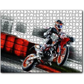 Cakapuzzle Kros Motor Yarışı Ahşap 1000 Parça Puzzle