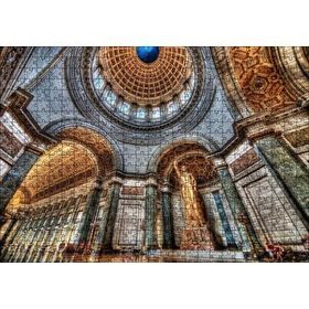 Cakapuzzle Kübada Tarihi Yapı İçeriden Görünüm 120 Parça Ahşap Puzzle