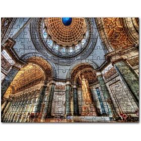 Cakapuzzle Küba'da Tarihi Yapı İçeriden Görünüm 255 Parça Puzzle