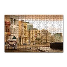 Cakapuzzle Kübada Tenha Bir Cadde 120 Parça Ahşap Puzzle