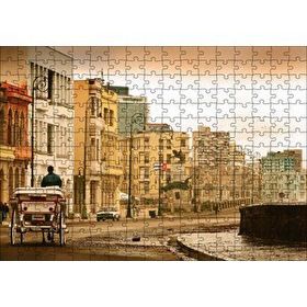 Cakapuzzle Kübada Tenha Bir Cadde 255 Parça Ahşap Puzzle