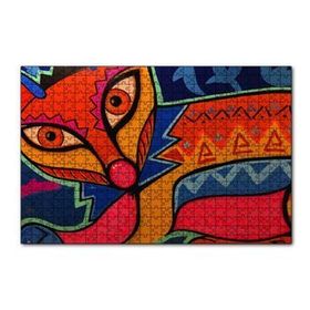 Cakapuzzle Kübizim Sanatı 120 Parça Ahşap Puzzle