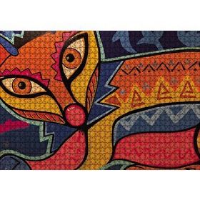 Cakapuzzle Kübizim Sanatı 120 Parça Ahşap Puzzle