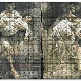 Cakapuzzle Kucakta Uyuyan Çocuklar Mdf 255 Parça Puzzle